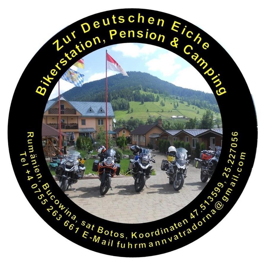 Pension, Camping & Biker Station Zur Deutschen Eiche Ciocanesti Extérieur photo